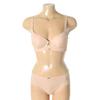 Damen S BH und Slip Set Sommer Kühl Streifen Jq badrg2645fSkn