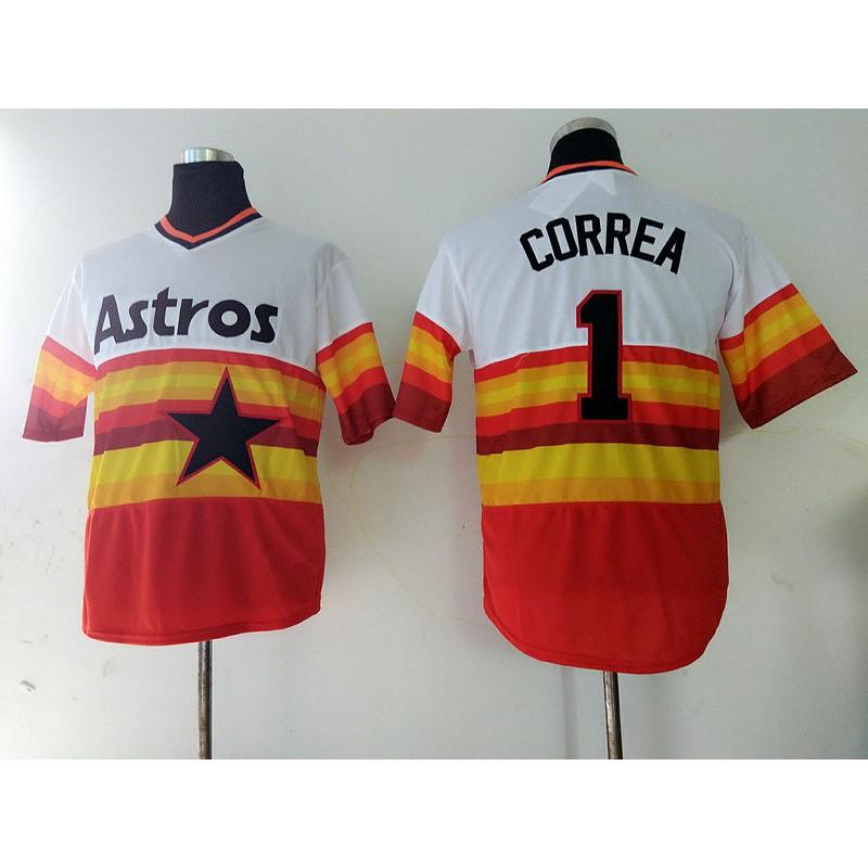 Unisex Baseball Jersey Houston Astros Fan Style Embroidered Sport Top Cotton Blend Lightweight