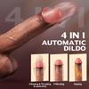 Lovelily 9.17" Realistic Dildo Vibrator with 10 Thrusting & 10 Vibration Modes,Liquid Silicone,Remote Control,Strong Suction Cup - Perfect for Couples
