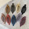 Suede Finish Hair Clip Large Swallow Clip Design Strong Hold for Wet Dry Hair Updo Shower Use Minimalist Hairpin