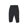 Li Ning Training Series Solid Color Letter Logo Breathable Seven-Point Sports Pants Men Pants Black AKQQ025-1
