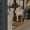 Rustic Cast Iron Chime Bell Decorative Wall Art Outdoor