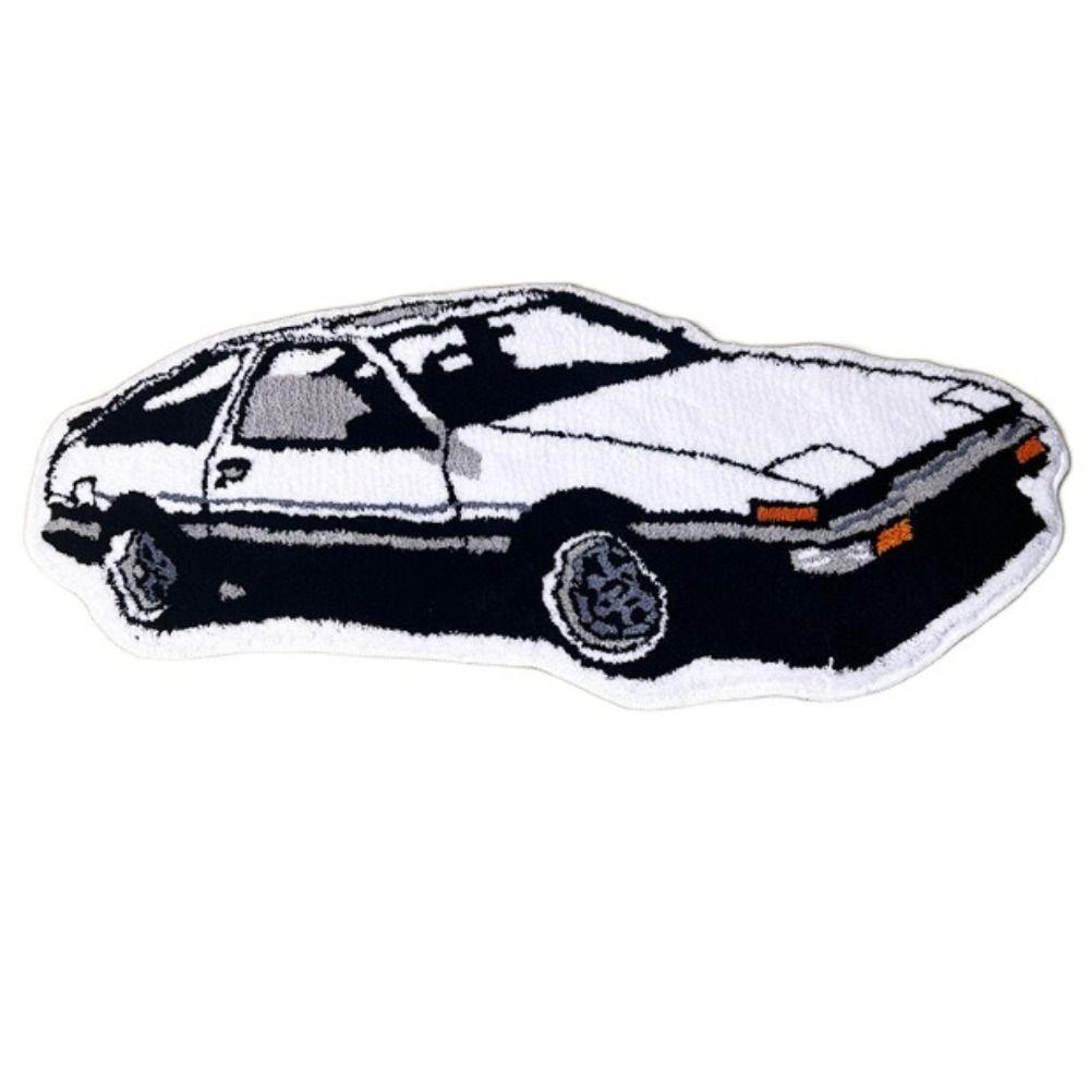 

Абсорбирующий коврик в форме машинки, вышитый коврик для пола, входной ковер, тафтинговый ковер, ванная комната 40X60CM-Style 6