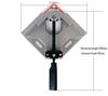 Single Handle Right Angle Aluminum Clamp for Woodworking & DIY Photo Frames