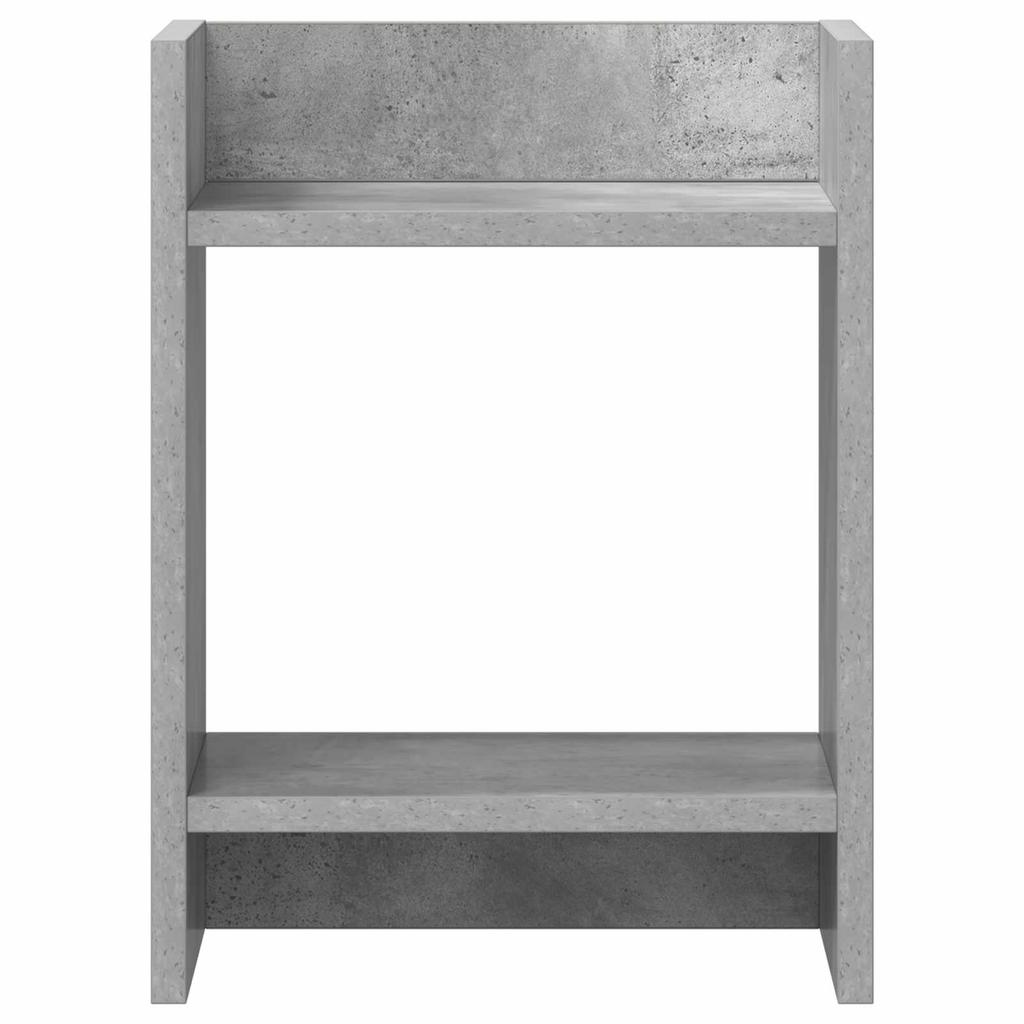 Plant Stand Concrete Grey 30 x 30 x 40 cm Engineered Wood