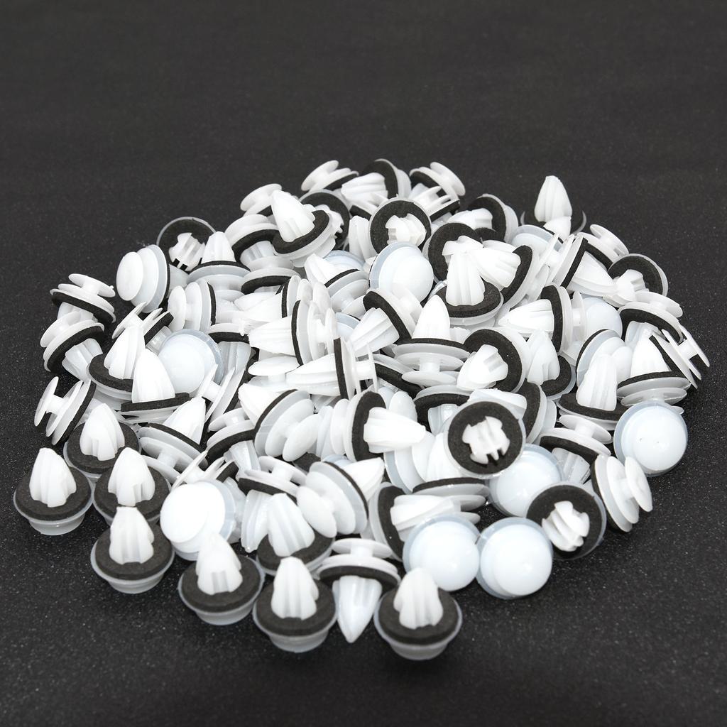 Auto Clips Auto Clip Weiß Grün Nylon Halteclip Stoßstange Kotflügel Verkleidungen Fahrzeug Halter Befestigungselement Niete Auto Stoßstange Kotflügel