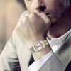 JEWELRYWE Klokker Par Par Populær Rustfritt Stål Analog Vanntett Japansk Quartz Armbåndsur Mote Tilbehør Jubileum Juleaften