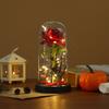 European and American New Halloween-themed Immortal Flower Ornament Holiday Gift Glass Cover Decorative Acrylic