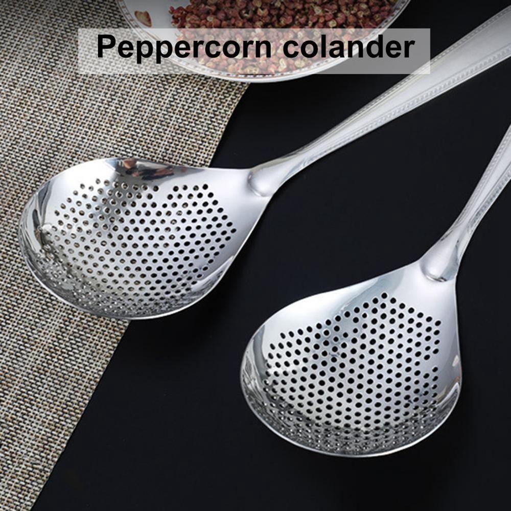 Home Kitchen Tool Cooking Gadgets Food Cookware Skimmer Filter Ladle Food Strainer Strainer Spoon