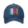 Fashionable Adjustable Baseball Cap Featuring a Printed Design of The Unisex American Hardcore Punk Band Turnstile Made from Di