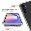 360 Degree Full Coverage Case for Samsung Galaxy A55 A35 A25 A15 A05 A05s A06 A16 A26 A36 A56 5G Funda Capa Transparent Shell Shockproof Phone Cover