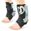 Adjustable Anti-Twist Ankle Support with Heel Protector and Spring Compression