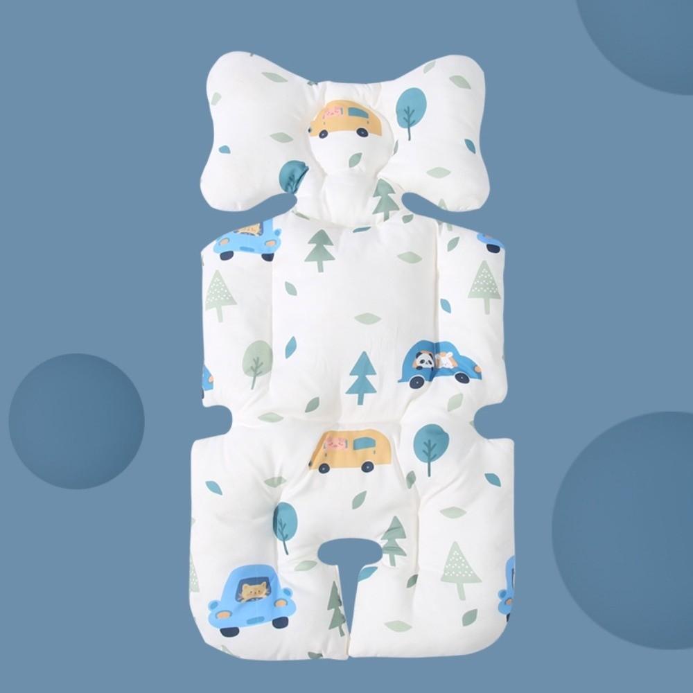 Cartoon Pattern Stroller Seat Cushion Cotton Stroller Accessories High Chair Liner Pad Going Out