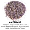 Reiki Crystal Products Amethyst Dust Chura Natural Crystal Raw Rough Stone for Vastu Correction. Reiki Healing and Crystal Healing Stons Pack 0f