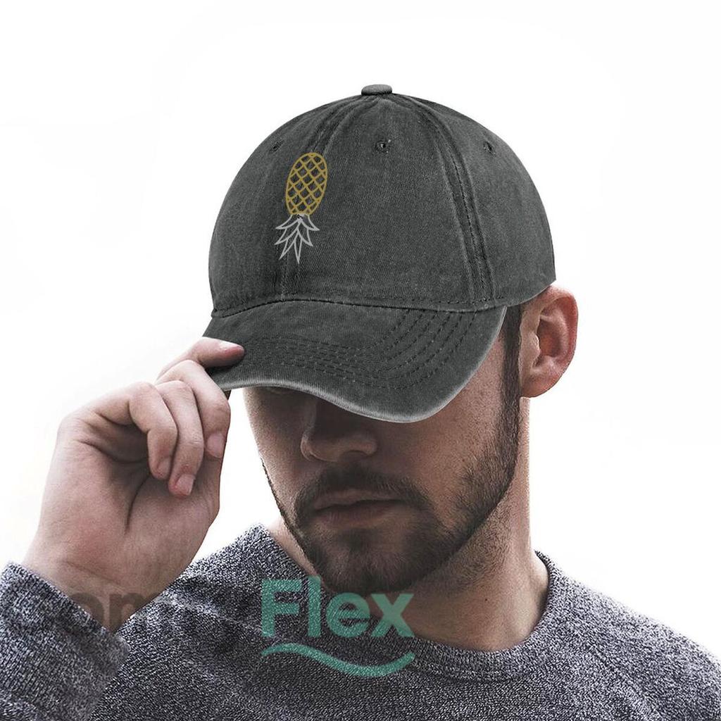 Pineapple Emblem Fashion Washed Baseball Cap Hat Outdoor Activities