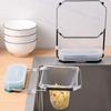Kitchen Sink Strainer Basket With Suction Cup & 50 Mesh Bags Versatile Foldable Drain Rack for Easy Waste Disposal