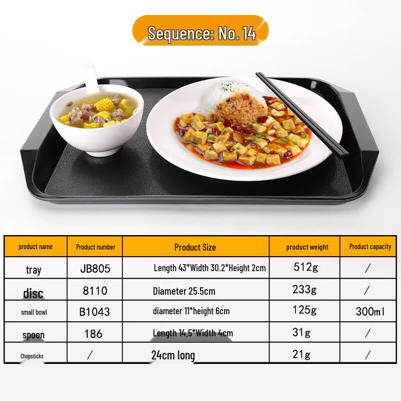 Qianxing Melamine Self-Service Dinnerware Set