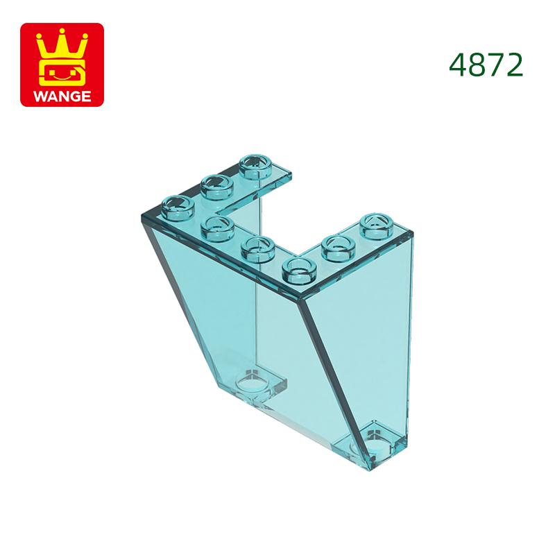

18Pcs/lot 4872 Windshield 3x4x4 Glass Window Building Blocks MOC Accessories Compatible With Bricks Children Toys Gift Box about 18pcs