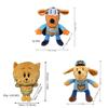 Dog Man Plush Toy Cartoon Character Soft Stuffed Animal For Kids Playtime