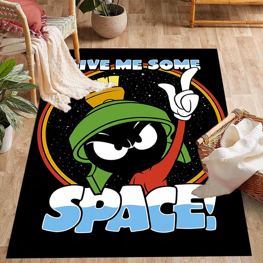 Space Adventure With Friends Themed Anti-Slip Rugs - Polyester Home Decor, Suitable for Bedrooms, Living Rooms, Doorways, Studios, and Decorations