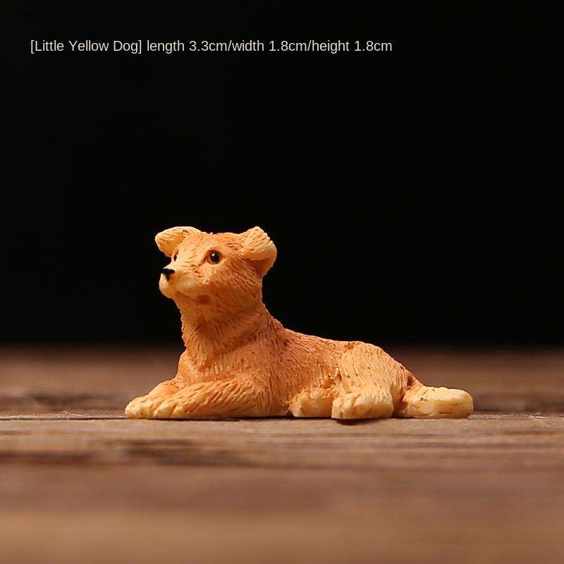 Furniture Model Synthetic Resin Pastoral Moss Micro Landscape Retro Nostalgic National Bonsai Mini Animal Miniature Decoration