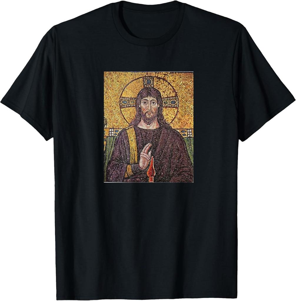 NEW LIMITED! Jesus Painting Ancient Christ Mosaic Christian Tee - MADE IN USA