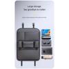 Multi-functional Car Seat Back Organizer High-Capacity Multi-Pocket Backseat Storage Bag Wear-Resistant Anti Kick Mat