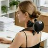 Electric Neck Shoulder Massager Heated Trapezius Muscle Kneading Massage Pillow for Neck Waist Leg Body Use