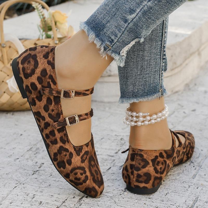 Spring and Autumn's New Casual Single Shoes for Women with Soft Soles and Shallow Openings