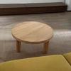 Solid Wood Coffee Table Nordic Round Bedside Table Modern Living Room Decoration Center Tables Rooms Aesthetics Furnitures