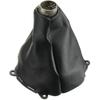 Manual Gear Shift Knob 5 Speed with Black Leather Boot fit for Honda Civic 2006-2011 DX EX LX Shifter Lever Stick Head