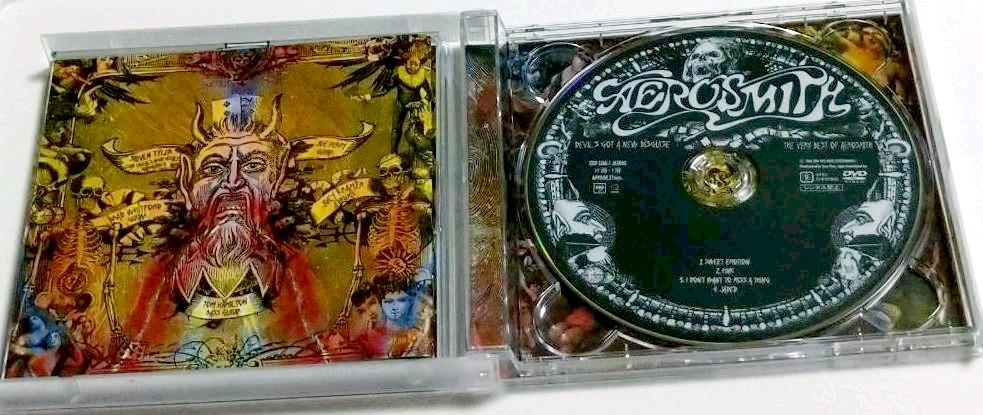 [USED] First Limited Edition Aerosmith Best Album CD+DVD