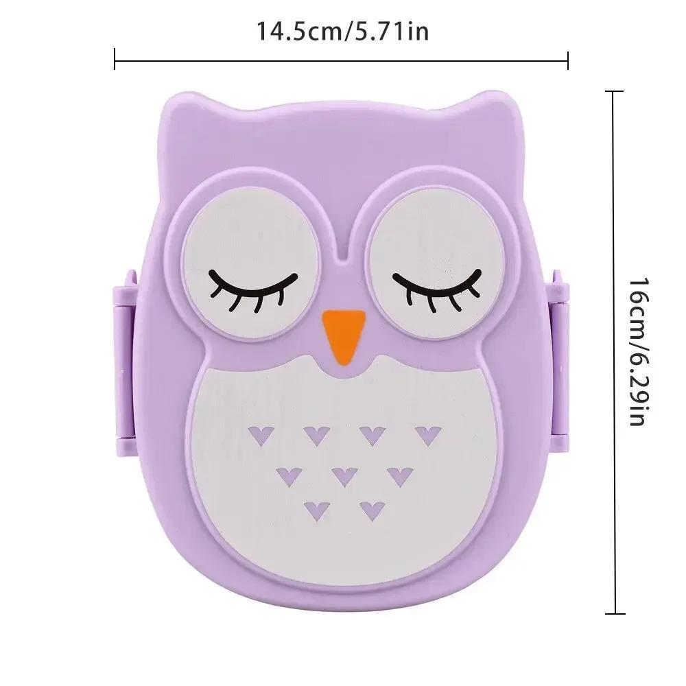 1pc Household Kitchen Plastic Children'S Student Lunch Box Portable Food Container Tableware Bento Box Lunch Box