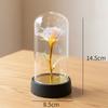 Valentine's Day Gift Rose Immortal Flower Glass Cover Night Light Qixi Festival Mother's Day Christmas Creative Ornament