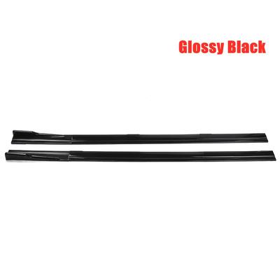 Universal 2.2m Car Side Skirts Extension Rocker Splitters Diffuser Winglet Wings For Ford Mondeo Focus Fiesta ST RS All Models