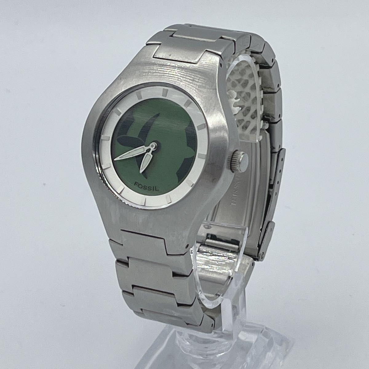 Used FOSSIL BIG TIC JR8051 Fossil Big Tick Big Tick Translation available