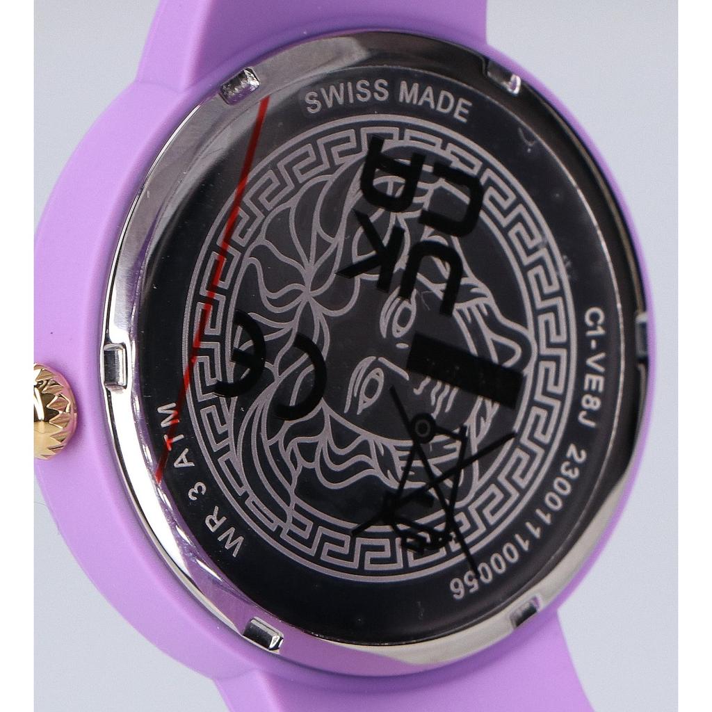 Versace [Excellent Condition] C1-VE8J Medusa Quartz Watches purpleUsed