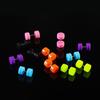 2Pcs Acrylic Dumbbell Round Piece Earrings Fresh and Lovely Earrings Barbell Piercing Jewelry