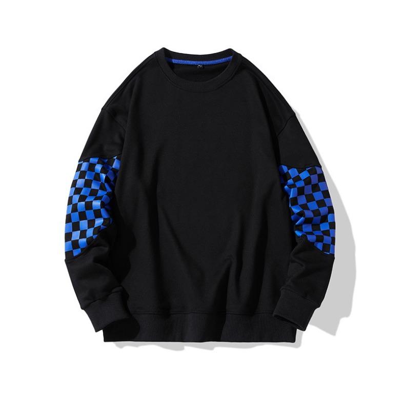 Herren Sweatshirt Frühling und Herbst Lässig Rundhals Pullover Herren Off-Shoulder Sweatshirt Geeignet für Sekundärentwicklung 320g