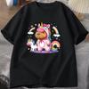 New Cute Unicorn Capibala Print Casual Tshirt Women T Shirt Summer Casual Short Sleeve Harajuku Tops Unisex Tops