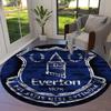 Everton F.C Round Area Rug,Carpet Rug for Living Room Bedroom Sofa Playroom Decor,Non-slip Floor Mat