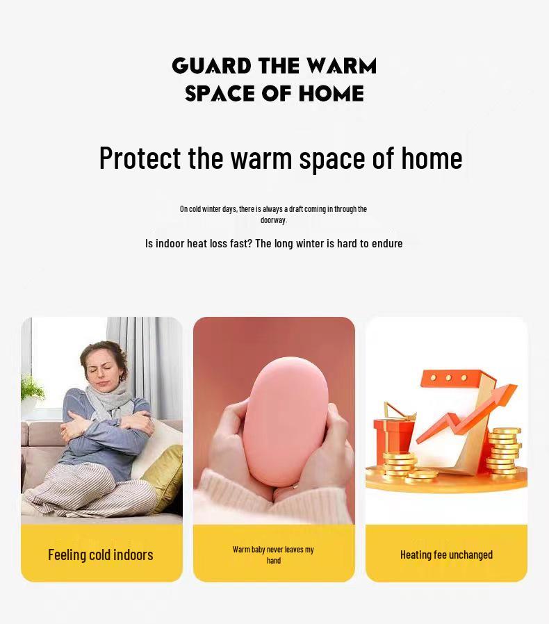 Cortină de ușă groasă de iarnă din bumbac: Izolat, Rezistent la vânt, Fonoizolat și Rezistent la frig pentru dormitor