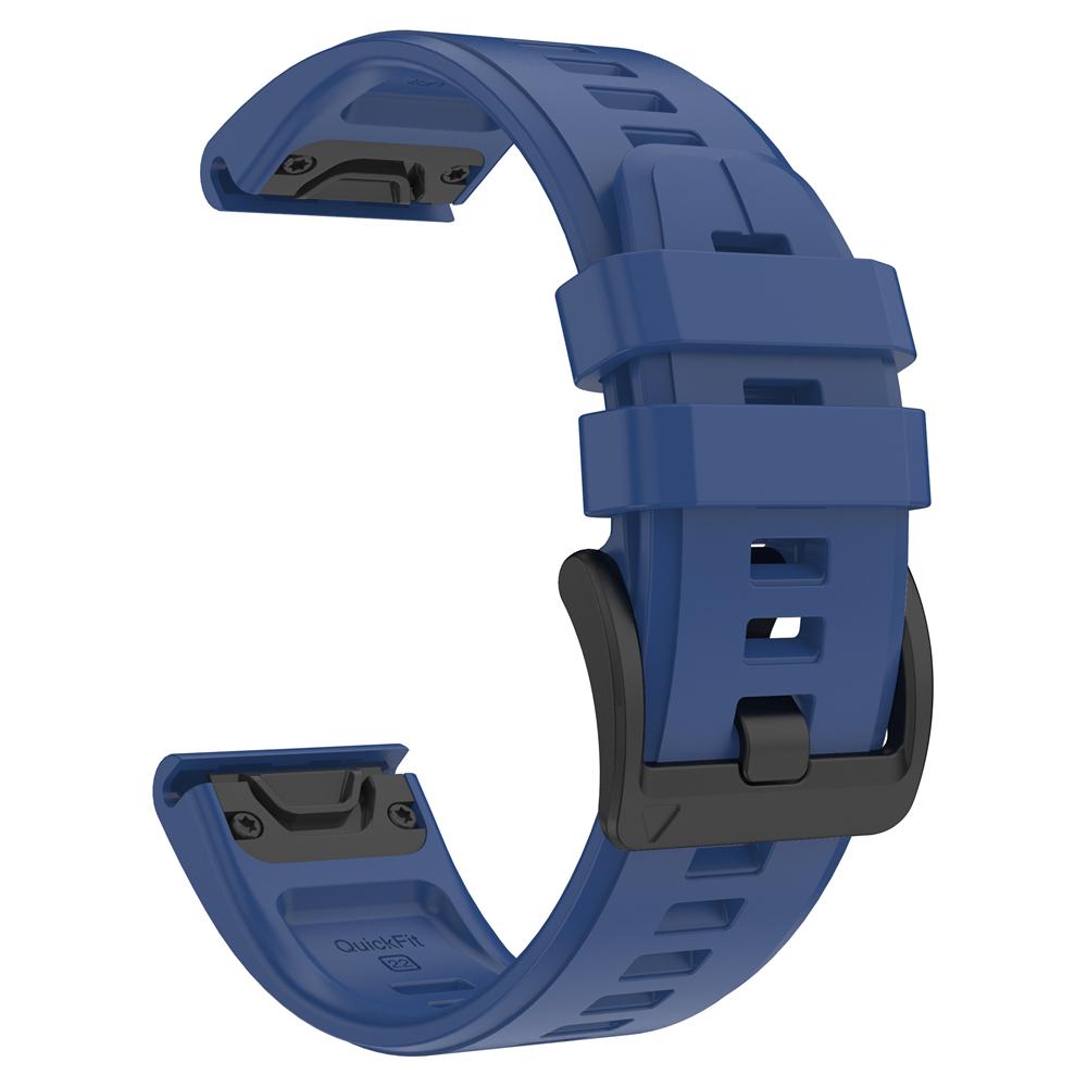 22 26mm Silicone Strap For Garmin Quatix 8/Tactix 8 7Pro/Fenix5 5x Puls 7 7x 6 6x 8 Pro 47mm 51mm/D2 Bravo Quick Fit Sports Band