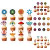 Diwali Festival Kuchenfähnchen Papier Partyzubehör Für Heimfeiern
