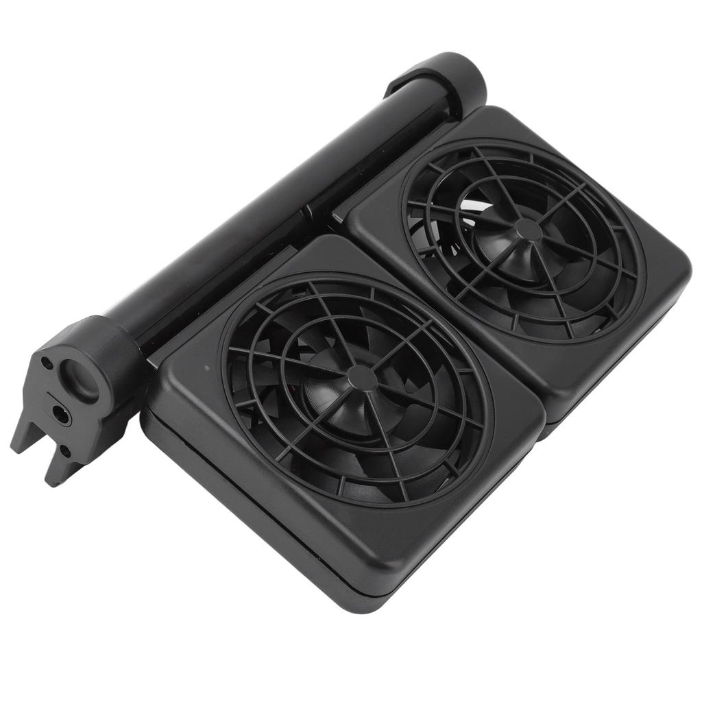 Aquarium Chillers Fan Mini Adjustable Quiet Fish Tank Water Cooling Fan for Freshwater Saltwater