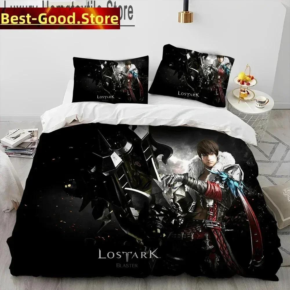 3D Print Lost Ark Game Bedding Set Printed Bed Set With Pillowcase Bed Duvet Cover Soft Queen King Size Bedclothes Home