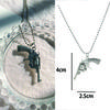 Vintage Design Gun Revolver Pendant Necklace Fashion Retro Geometric Charms Choker Jewelry Party Gift For Women Men
