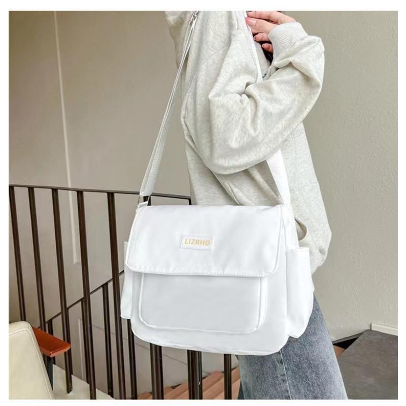 Studenten Umhängetasche Klasse lässiger Rucksack Schultertasche Tasche weiblich Harajuku Retro Postman Tasche männlich
