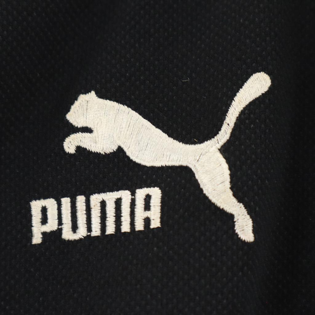 Puma 90s Made In Japan Old Hit Union Short Sleeve Track Jacket M Black Men's Used