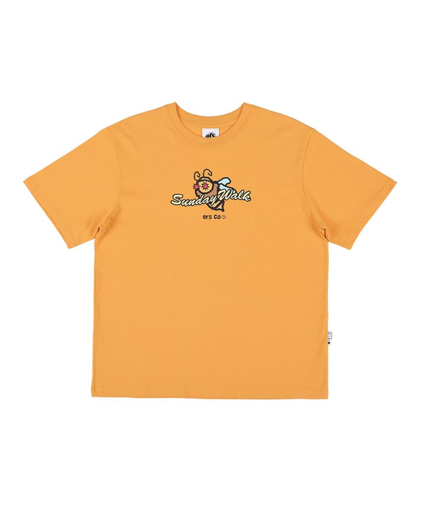 Ialeseuko Honey Bee T-Shirt Light Orange